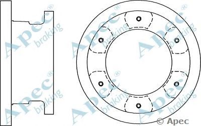 APEC BRAKING dsk2894 -  Тормозной диск